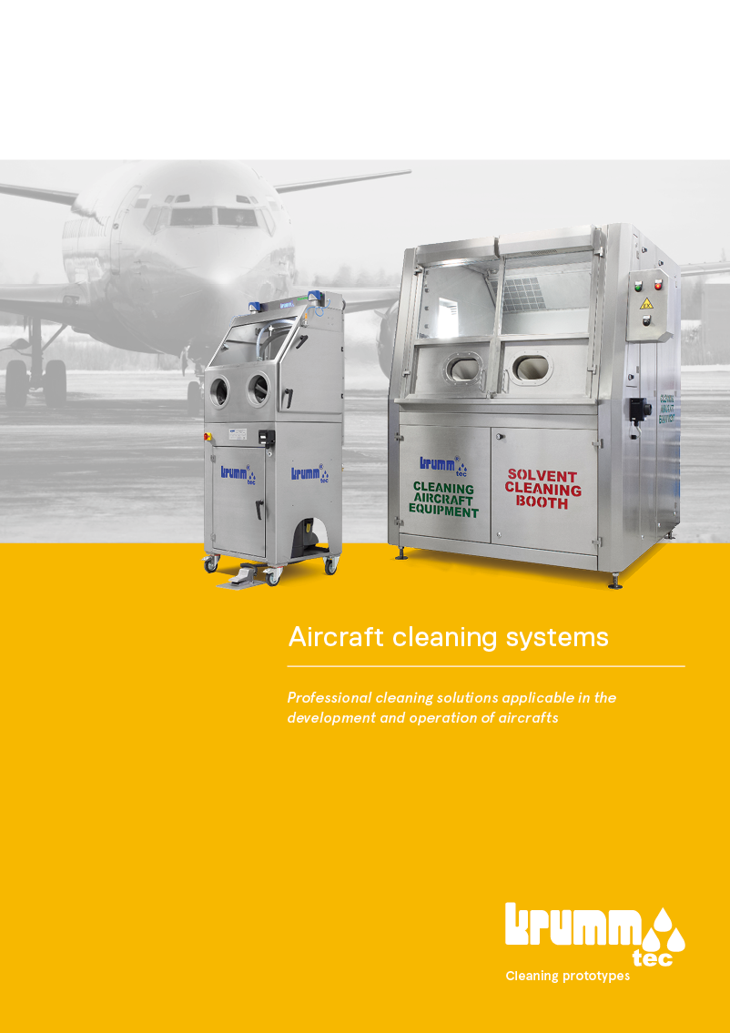 Aircraft cleaning system Krumm-tec
