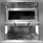 CleanLine 1000 EX | work area with brush access | sliding door locking CleanLine 1000 EX | work area with brush access | sliding door locking