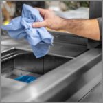 CleanLine 1500 | work area with direct access to the waste disposal system CleanLine 1500 | work area with direct access to the waste disposal system