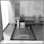 CleanLine 1800 | left-hand working area with skimmer, collecting tank and ultra sonic basin CleanLine 1800 | left-hand working area with skimmer, collecting tank and ultra sonic basin