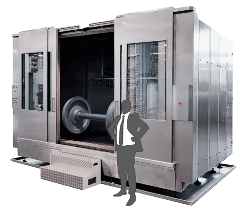 RKK 5000 vollaomatsiche Reinigungsanalge f[r Grossbauteile